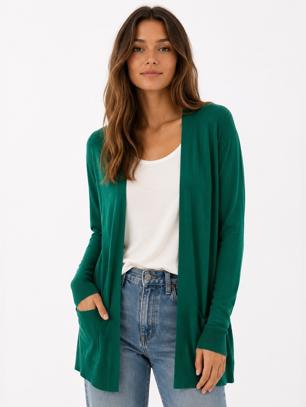 ASOS - NWT Fine Knit Cardigan - Green - Size 0